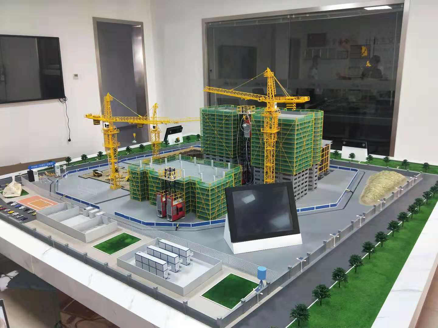 吉安建筑施工场景模型